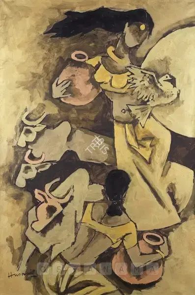 Husain, M.F. (Artist). Untitled, n.d. | Painting