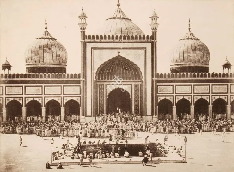 Studio Clifton & Co. (Photographic Studio). Mohammeden Mosque - From the album "L.G. to L.R.' by Clifton and Co.. Calotype print pasted on mount, 1900 | Antiquarian Photograph | Photography | 00115243