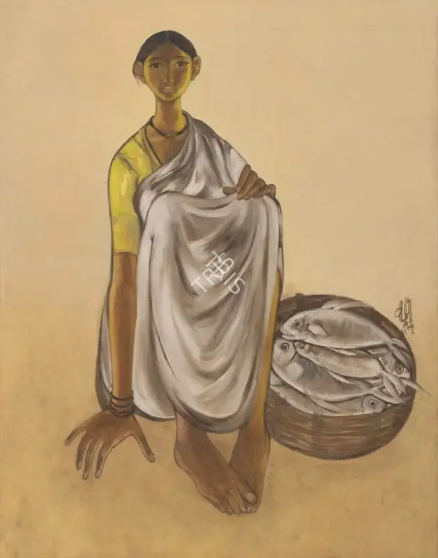 Prabha, B. (Artist). Untitled, 1975 | Painting