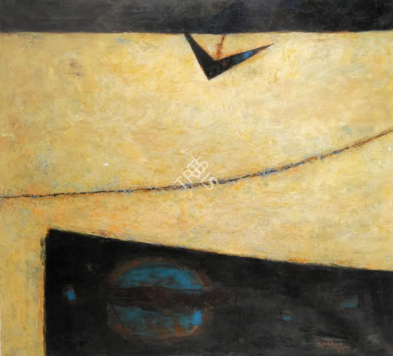 Hebbar, K.K. (Artist). Search. Oil on canvas, 1972 | Painting | FineArts | 00897752