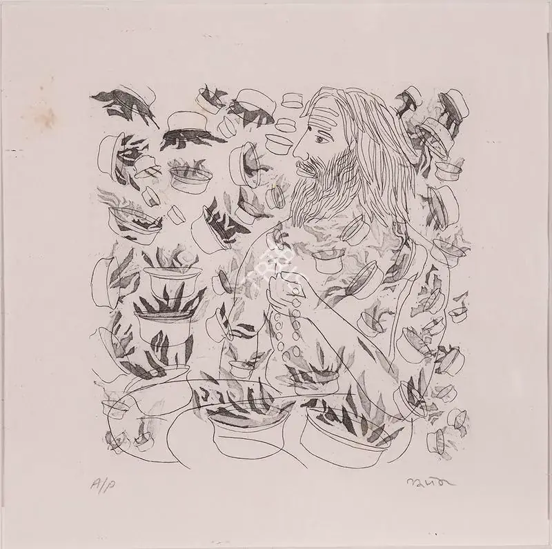 Khakhar, Bhupen (Artist). Untitled, n.d. | Graphic Art