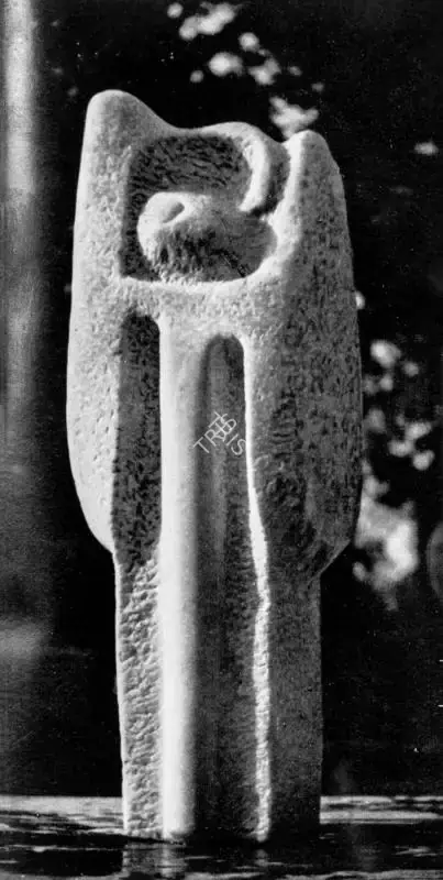 Patel, Nagji (Artist). Idol. Marble, 1965 | Lalit Kala Contemporary, September 1969 | Relief Work | FineArts | 00535077