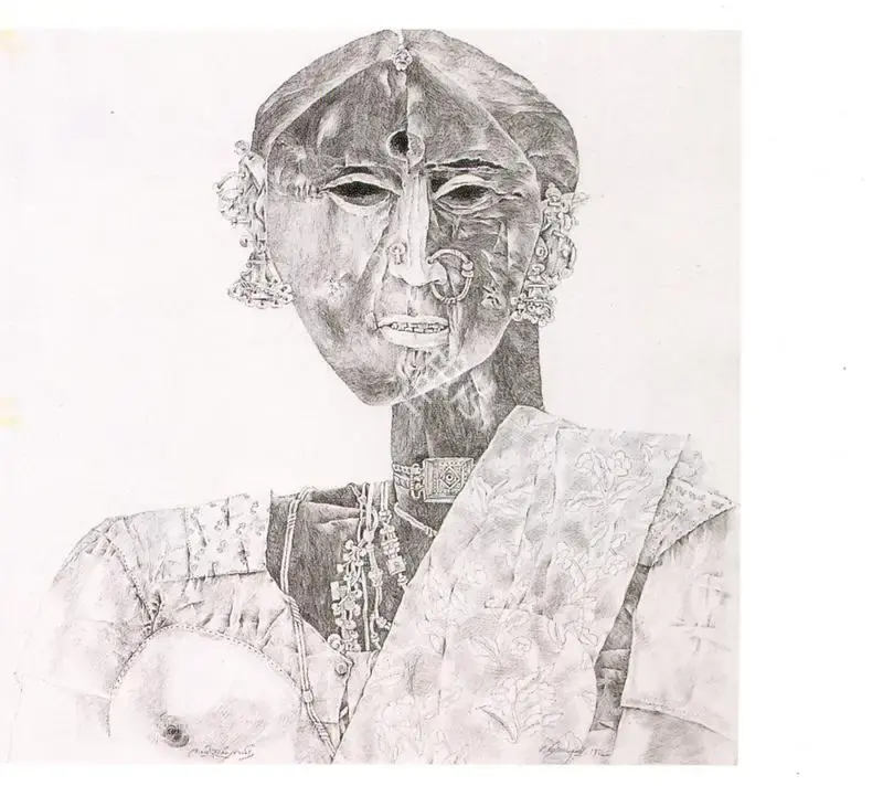 Goud, K. Laxma (Artist). Untitled, 1982 | Drawing