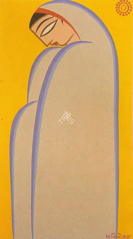 Roy, Jamini (Artist). Woman In White, n.d. | Painting