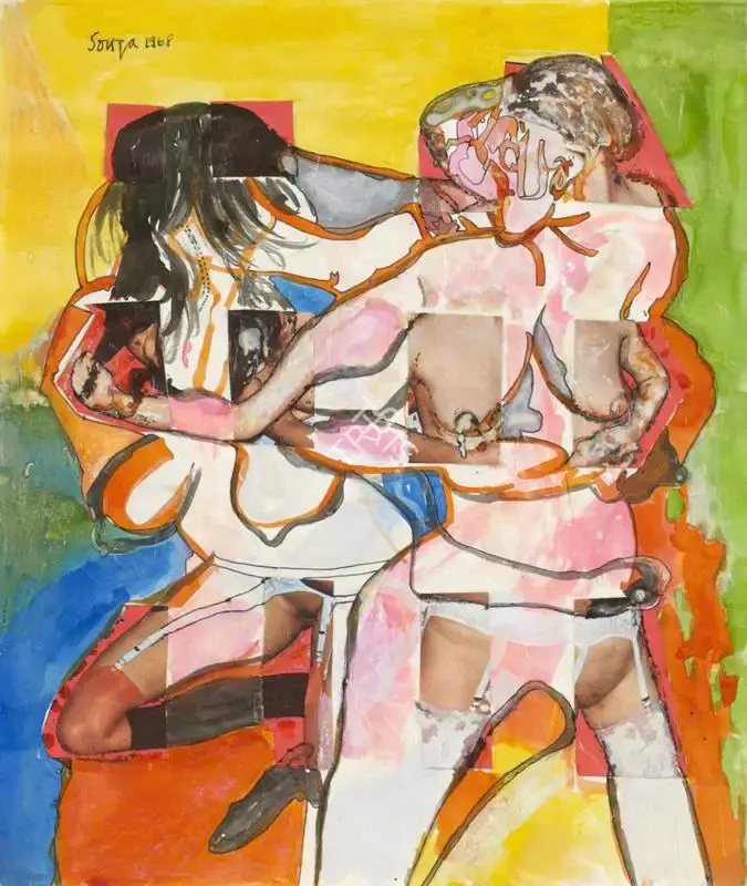 Souza, F.N. (Artist). Untitled, 1968 | Painting