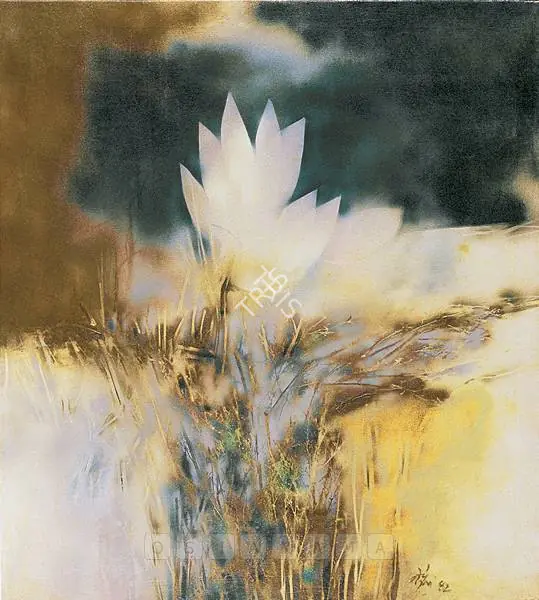 Bendre, N.S. (Artist). Flower, 1982 | Painting