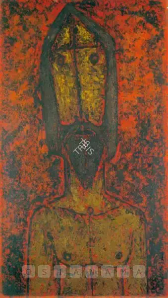 Padamsee, Akbar (Artist). Christ, n.d. | Painting
