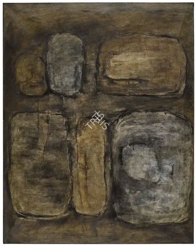 Patel, Homi (Artist). Untitled. Oil on canvas, 1966 | Painting  | 00867789