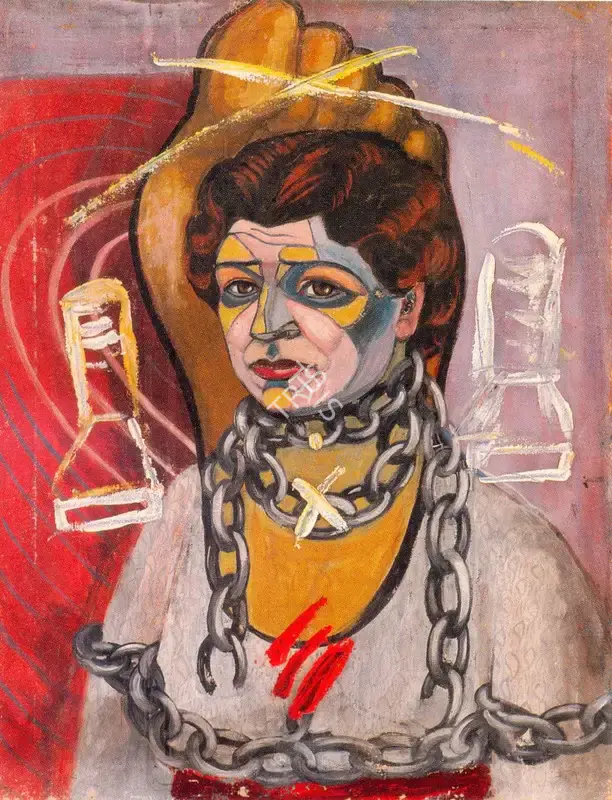 Ahmed, Anna Molka (Artist). Self Portrait, n.d. | Painting