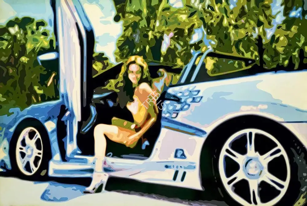 Lokhande, Suryakant (Artist). In The Fast Lane, 2007 | Painting