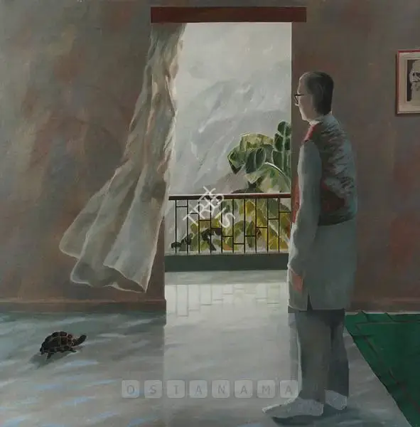 Dodiya, Atul (Artist). July. Oil on canvas, 1987 | Painting | FineArts | 00897088