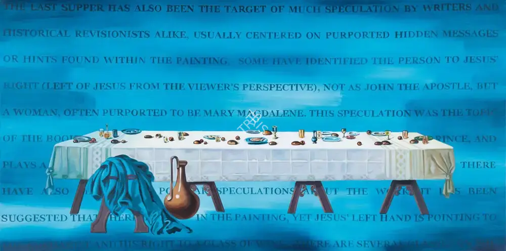 Karne, Sachin (Artist). Untitled (The Last Supper). Acrylic on canvas, 2016 | Painting | FineArts | 00358060