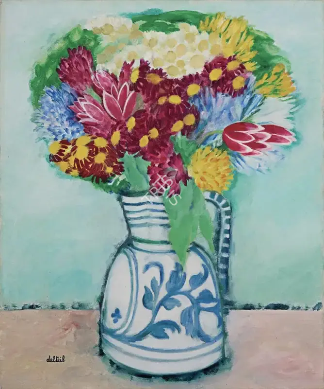 Delteil, Maite (Artist). Untitled, circa 1960s | Painting