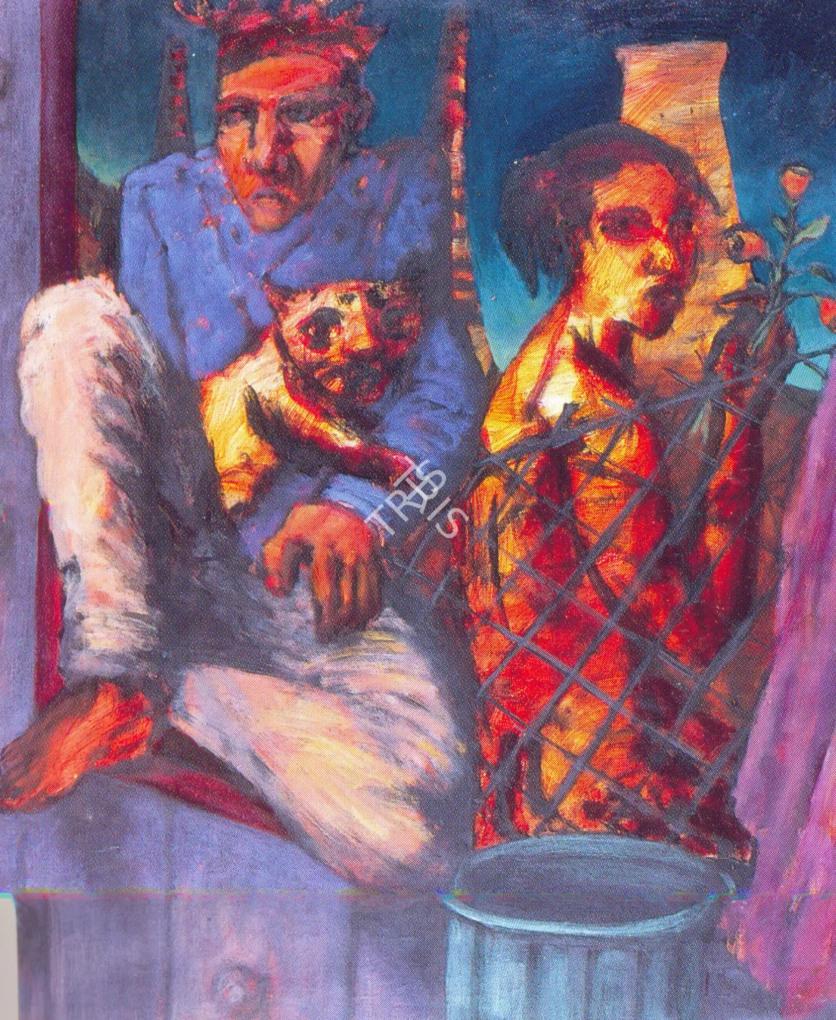 Husain, Owais (Artist). Untitled. Acrylic on canvas, 1990 | Painting | FineArts | 00372475