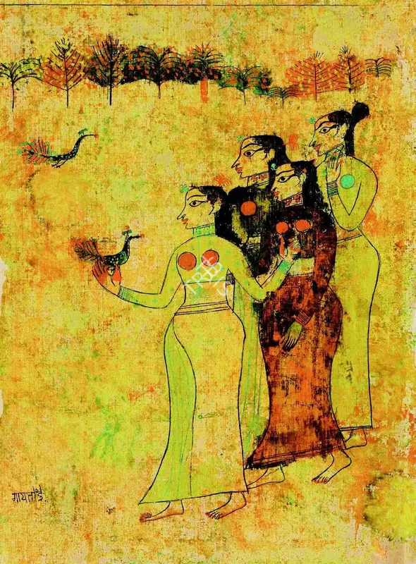 Gaitonde, V.S. (Artist). Untitled, circa early 1950s | Painting