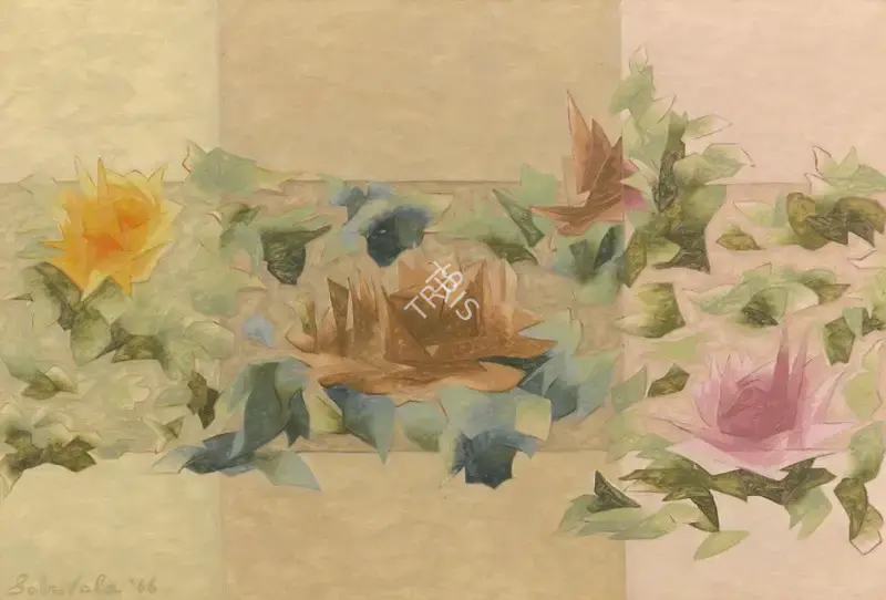 Sabavala, Jehangir (Artist). Untitled (Waterlilies). Oil on canvas, 1966 | Painting | FineArts | 00641556