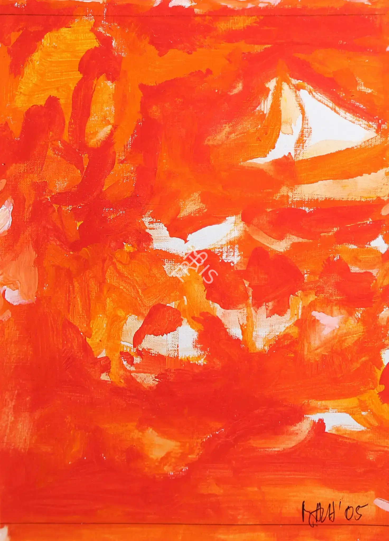 Raza, S.H. (Artist). Antarjyoti, 2005 | Painting