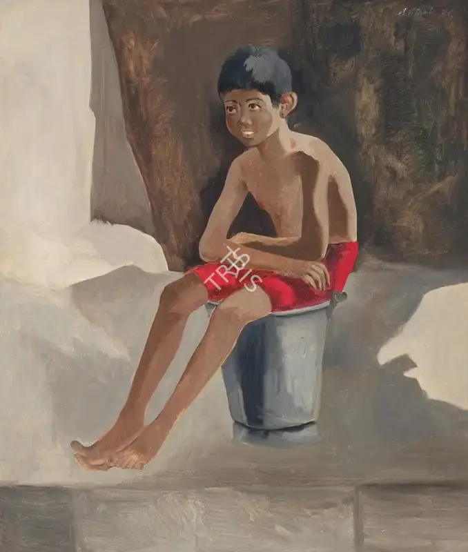 Vithal, B. (Artist). Untitled. Oil on canvas, 1986 | Painting  | 00868593