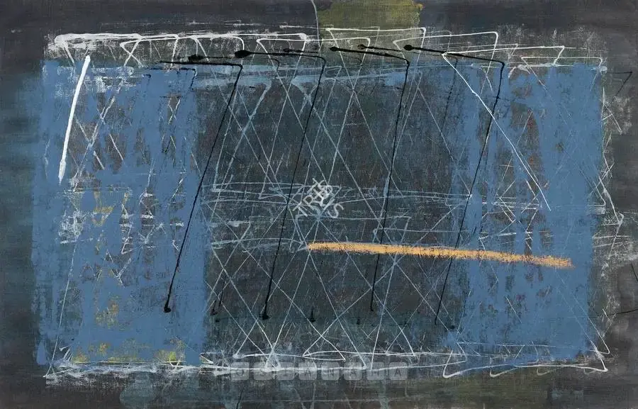 Harshavardhana, S. (Artist). Untitled. Mixed media on canvas, 2004 | Painting | FineArts | 00576485