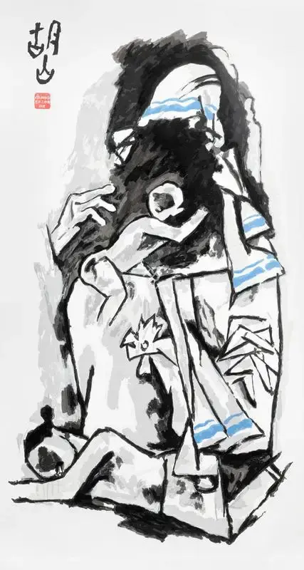 Husain, M.F. (Artist). Mother-V, n.d. | Painting