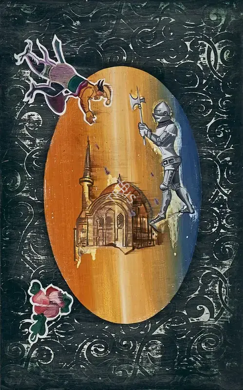 Saini, Reena (Artist). Liquid Flame, 2004 | Painting
