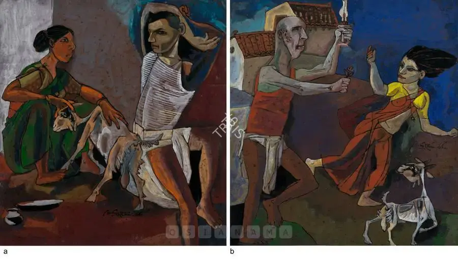 Goud, K. Laxma (Artist). Untitled, 1991 | Painting