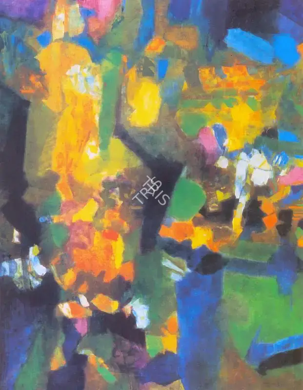 Raza, S.H. (Artist). Oliviers, 1965 | Painting