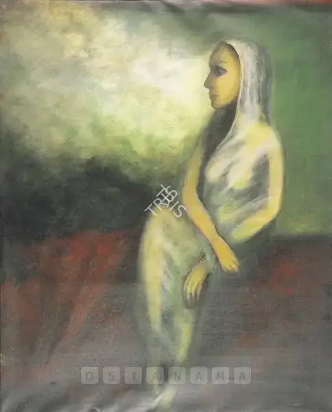 Pal, Gogi Saroj (Artist). Woman, 1984 | Painting