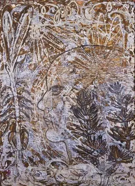 Chakravarty, Jayashree (Artist). Untitled. Acrylic and oil on canvas, 2004 | Painting | FineArts | 00598337