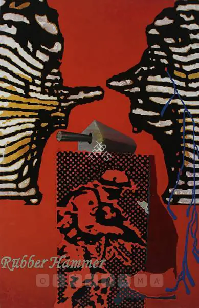 Kallat, Jitish (Artist). Rubber Hammer, n.d. | Painting