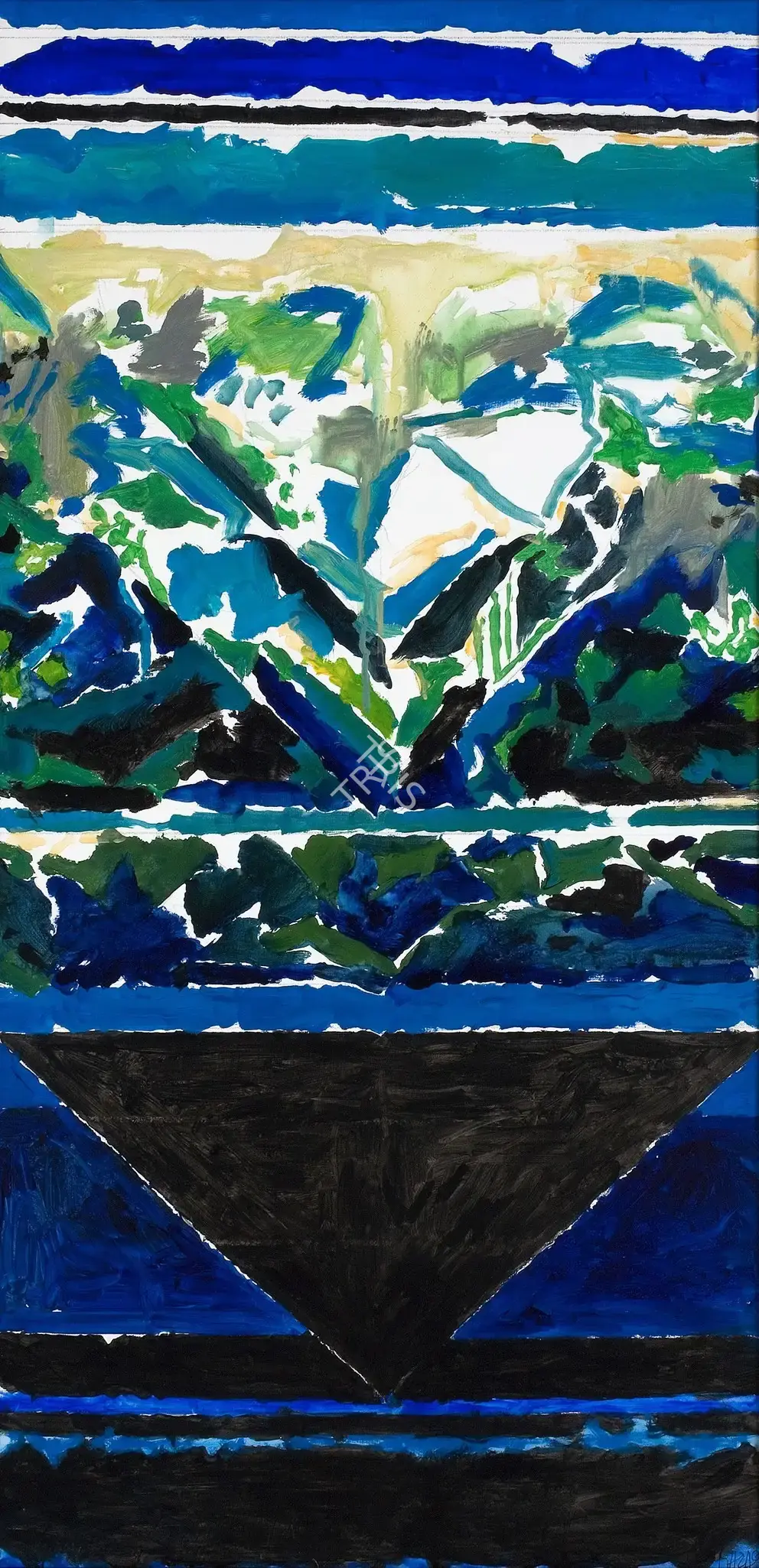 Raza, S.H. (Artist). Valley, 2006 | Painting