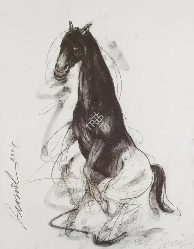 Das, Sunil (Artist). Untitled (Horse), 2004 | Print
