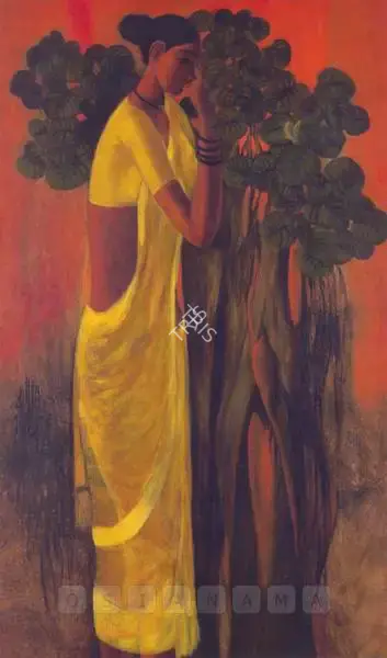 Prabha, B. (Artist). Untitled, 1972 | Painting