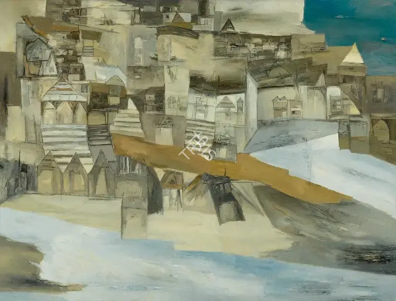 Ramkumar (Artist). Untitled (Varanasi I), 1981 | Painting
