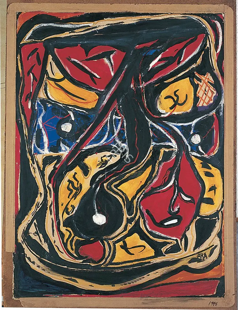 Ara, K.H. (Artist). Still Life. Gouache on paper, 1945 | Painting  | 00877471