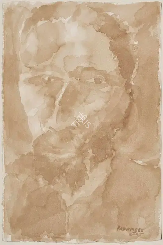 Padamsee, Akbar (Artist). Untitled (Head), 2005 | Painting