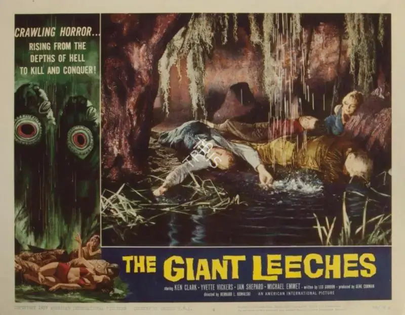Nickolaus, Jr., John M. (Cinematographer), The Giant Leeches, 1959 | Lobby Card | CinemaEducation | 00790475