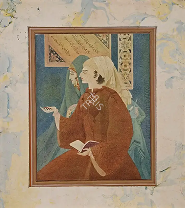 Chughtai, M.A.R. (Artist). Untitled, n.d. | Drawing