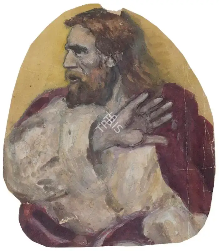 Sher-Gil, Amrita (Artist). Untitled. Watercolour on paper pasted on mount board, n.d. | Painting  | 00867473