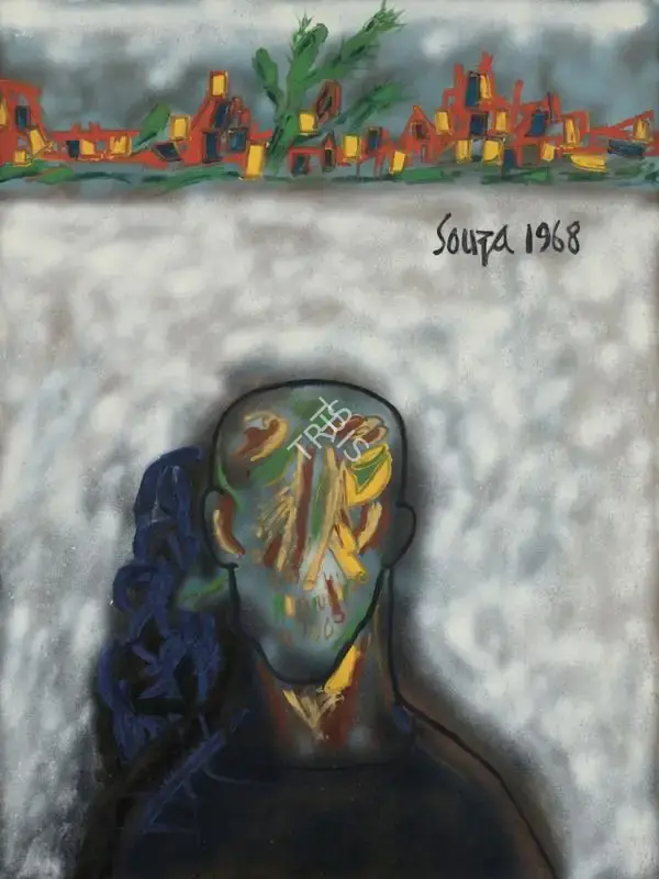 Souza, F.N. (Artist). The Man from After, 1968 | Painting