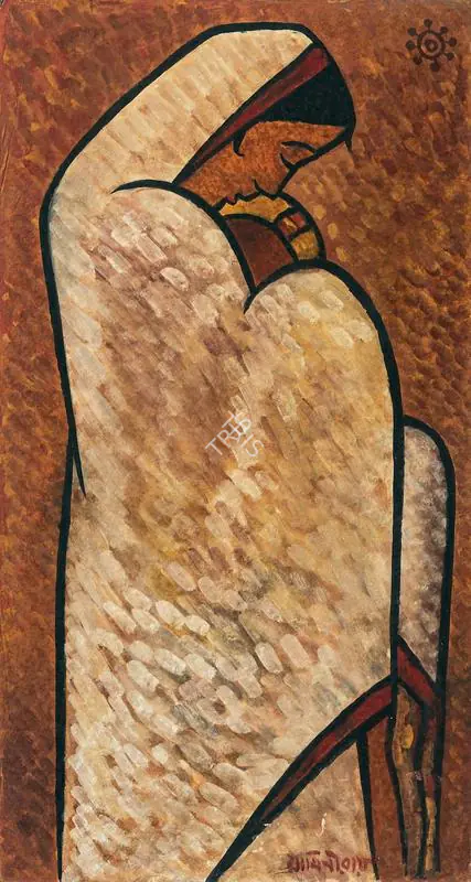 Roy, Jamini (Artist). Mother & Child, mid-late 1950s | Painting