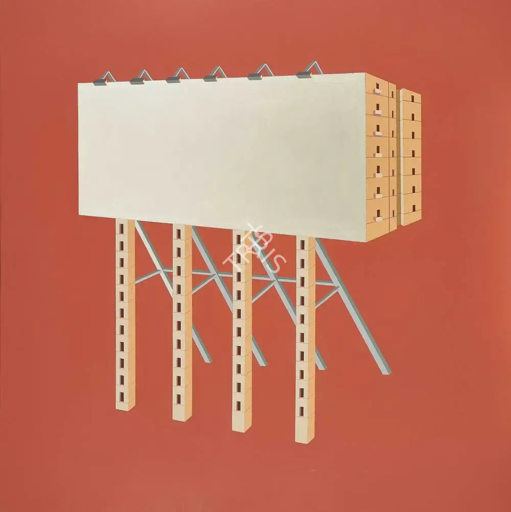 Scaria, Gigi (Artist). Reflex Zone. Acrylic on canvas, 2008 | Painting | FineArts | 00358074