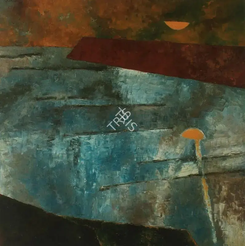 Padamsee, Akbar (Artist). Untitled (Metascape), 1978 | Painting