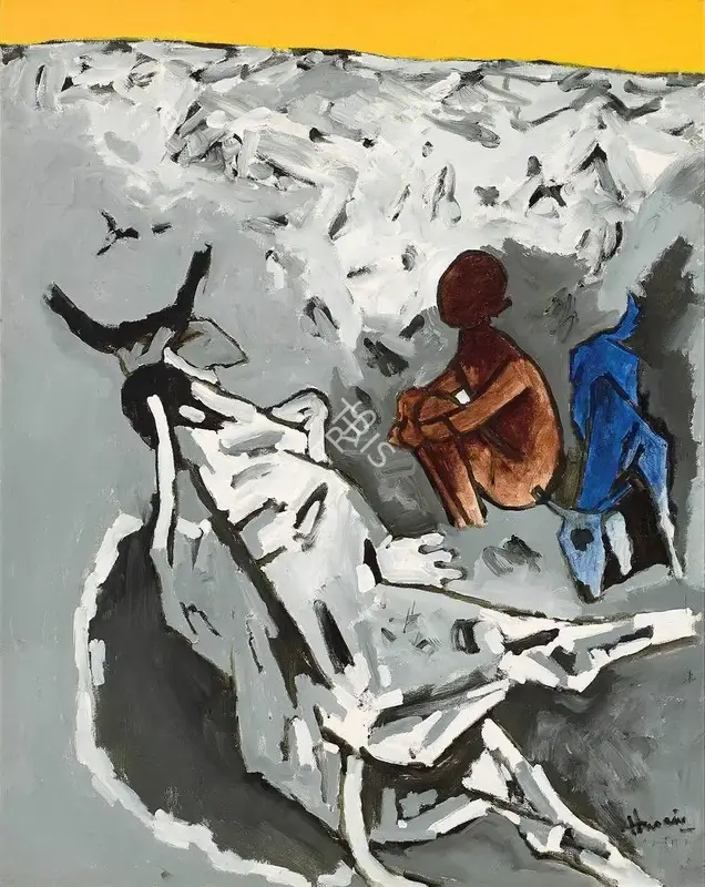 Husain, M.F. (Artist). Untitled, 1987 | Painting