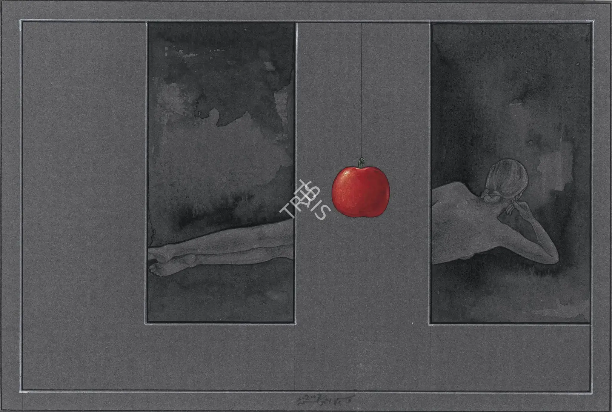 Ahmed, Waseem (Artist). Untitled (Apple), 2007 | Painting