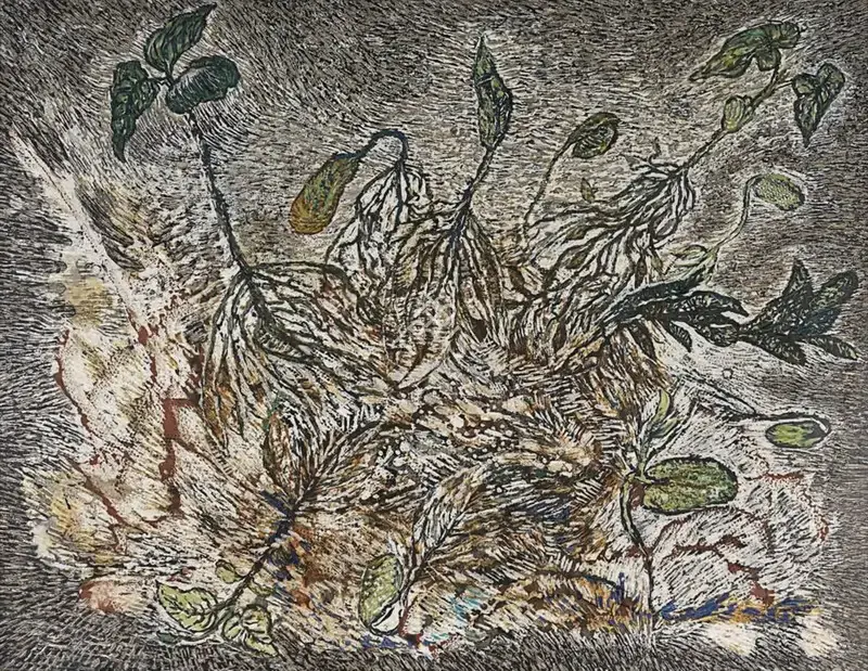 Chakravarty, Jayashree (Artist). Untitled. Acrylic and oil on canvas, 2014 | Painting | FineArts | 00604727