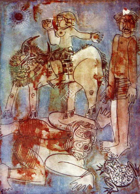 Unknown (Artist). Untitled. n.d. | Artrends, January-April 1979 | Painting | FineArts | 00551616
