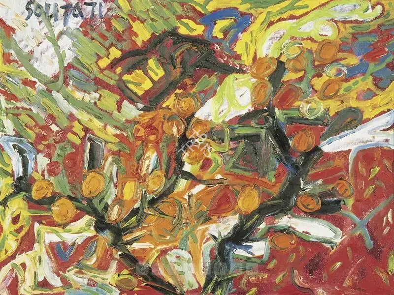 Souza, F.N. (Artist). Orange Grove - California, 1971 | Painting