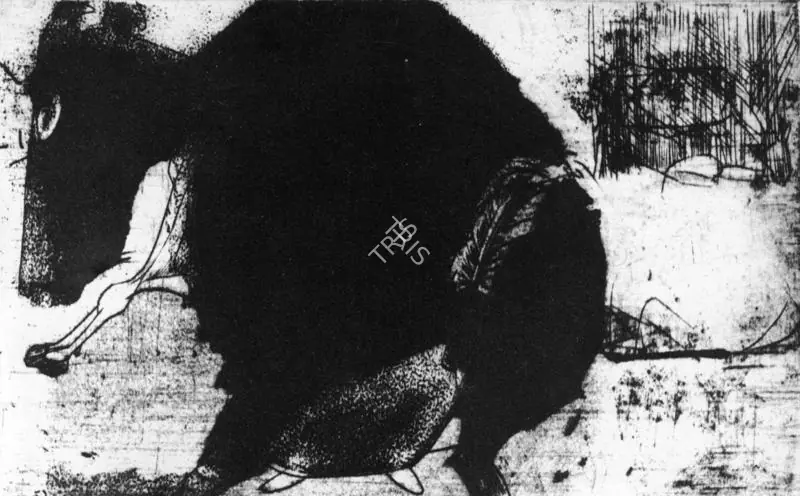 Hore, Somnath (Artist). Etching. 1974 | Art Heritage 3, October 1983-March 1984 | Graphic Art | FineArts | 00530044