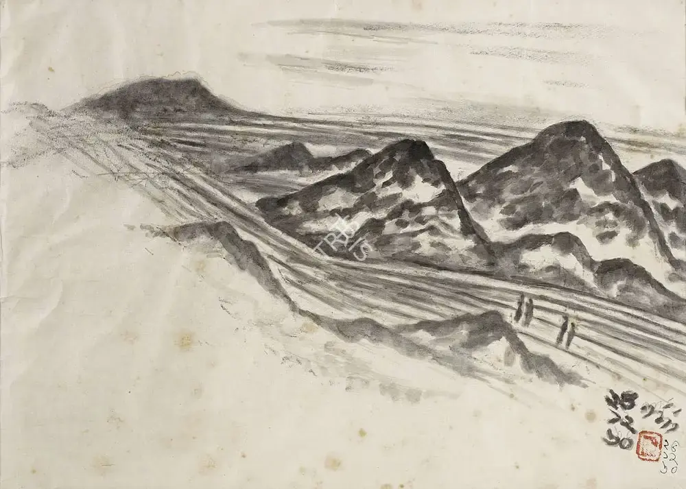 Bose, Nandalal (Artist). Untitled, 1960 | Painting
